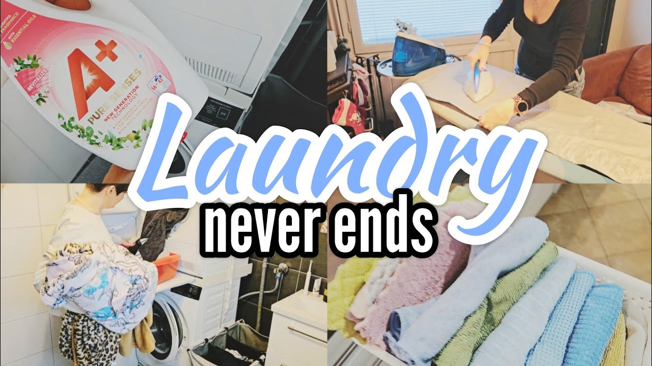Week of Laundry Routine | Calm & Realistic Cleaning Motivation