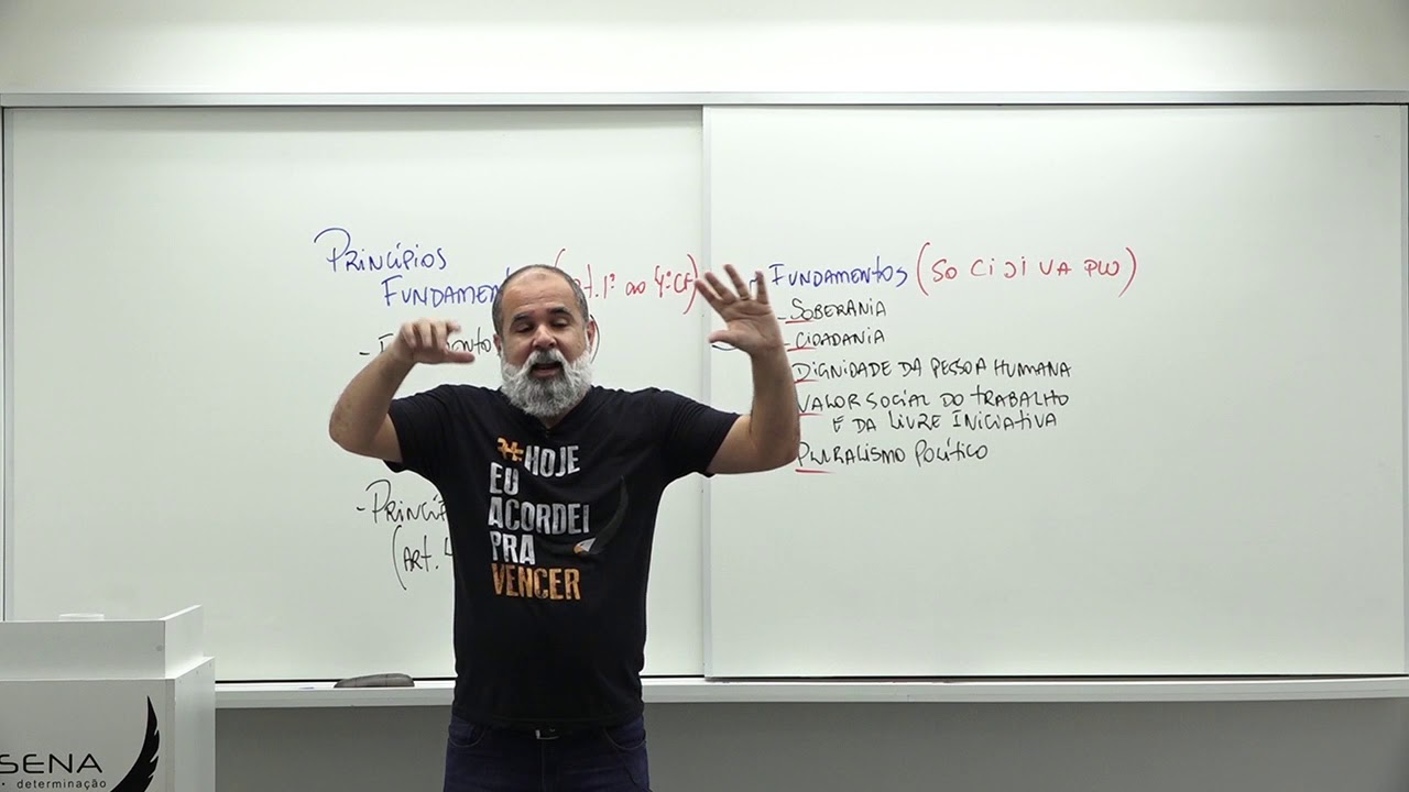 Direito Constitucional | Fundamentos da República Federativa do Brasil | Daniel Sena