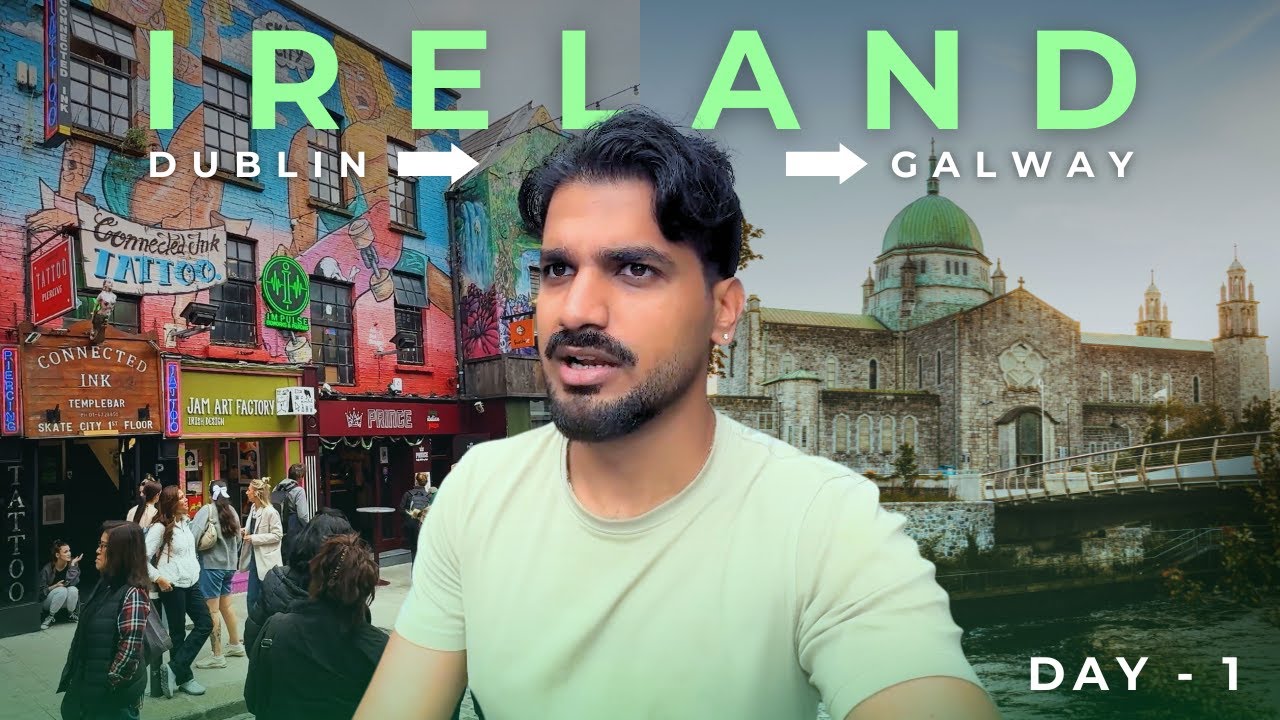 DUBLIN to GALWAY: Ireland Road Trip, DAY 1! 🇮🇪