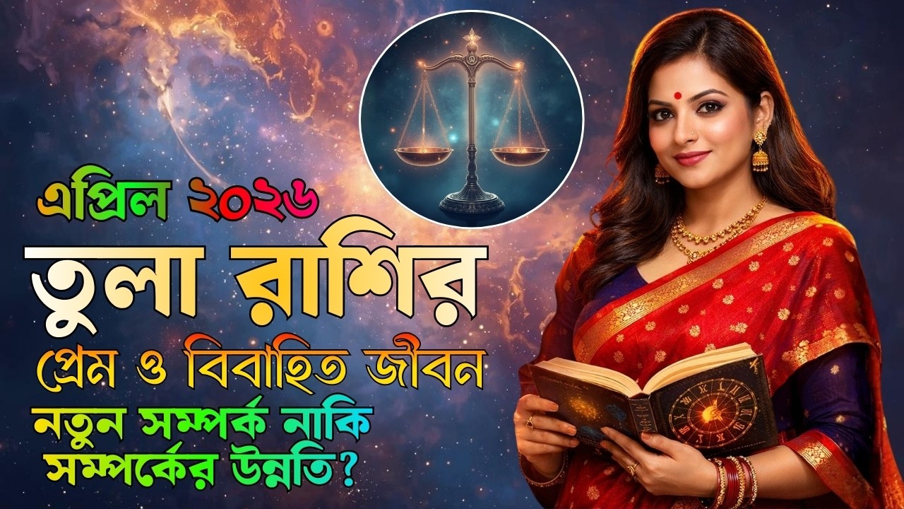 তুলা রাশির প্রেম জীবন এপ্রিল ২০২৬ 🔮 নতুন প্রেম নাকি সম্পর্কের পরীক্ষা? | Libra Love & Married Life