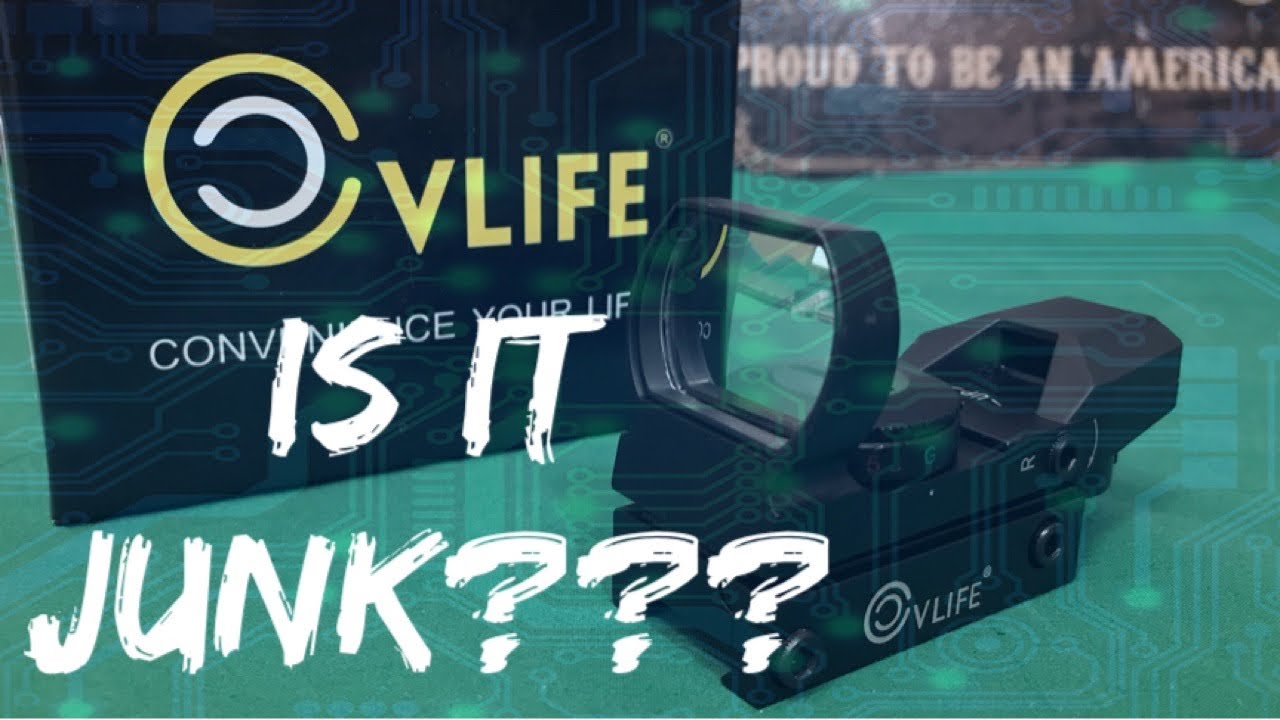 Самый дешевый коллиматорный прицел на Amazon — CVLife Red Dot