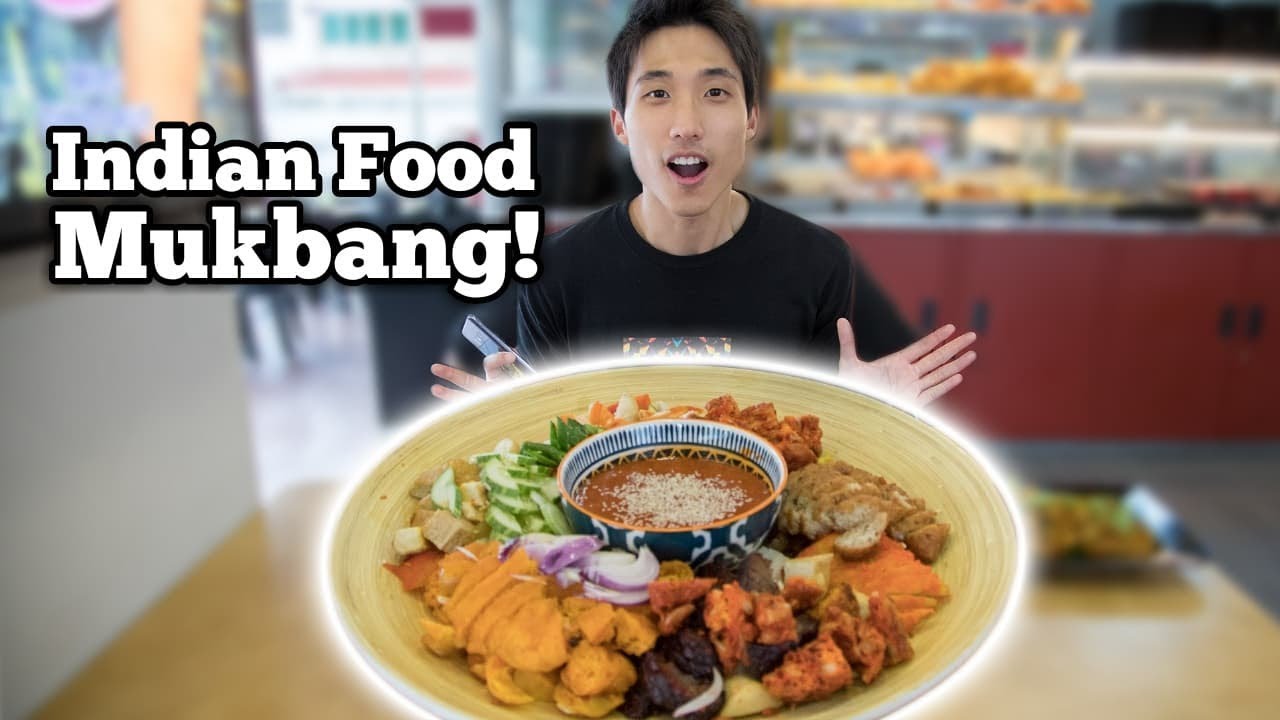 Insanely Tender Beef Lungs! Crispy Indian Rojak in SINGAPORE ! | Indian Food Mukbang!