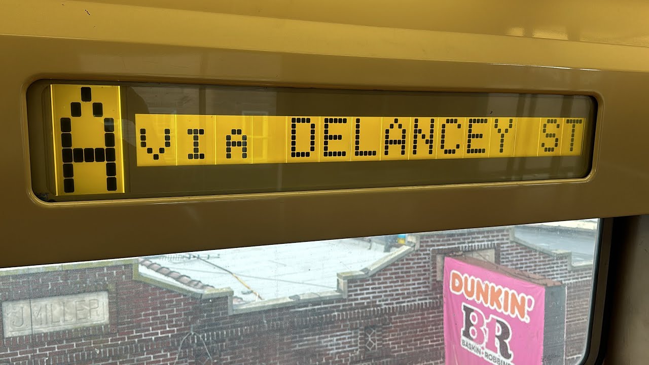 IND Subway: R46 (A) Train Ride from Ozone Park-Lefferts Blvd to Inwood-207th St via Delancey Street