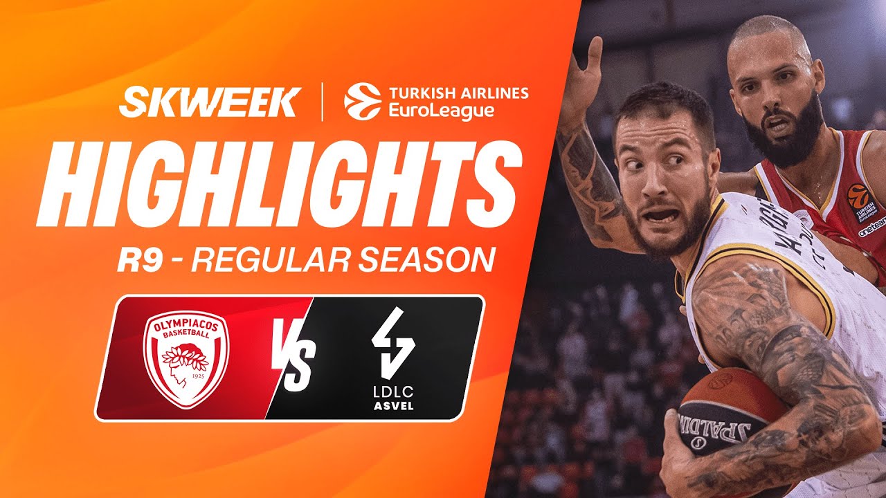 MALEDON VS FOURNIER, BATTLE NIVEAU MVP 🔥🔥 Olympiacos vs ASVEL - Résumé EuroLeague J9