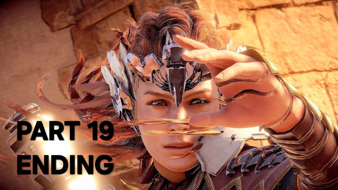 HORIZON ZERO DAWN REMASTERED #19 ENDING Playthrough (FULL GAME) The face of extinction prt2