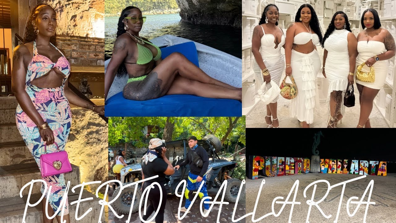 TRAVEL VLOG: DALLAS TO PUERTO VALLARTA MEXICO 🇲🇽• OUR UBER HAD A WRECK • TEQUILA WASTED • GIRLS TRIP