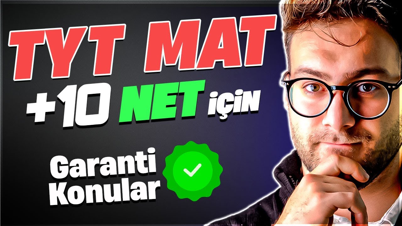 TYT MATEMATİK 10-15 NET İÇİN EN KOLAY KONULAR! (2025)
