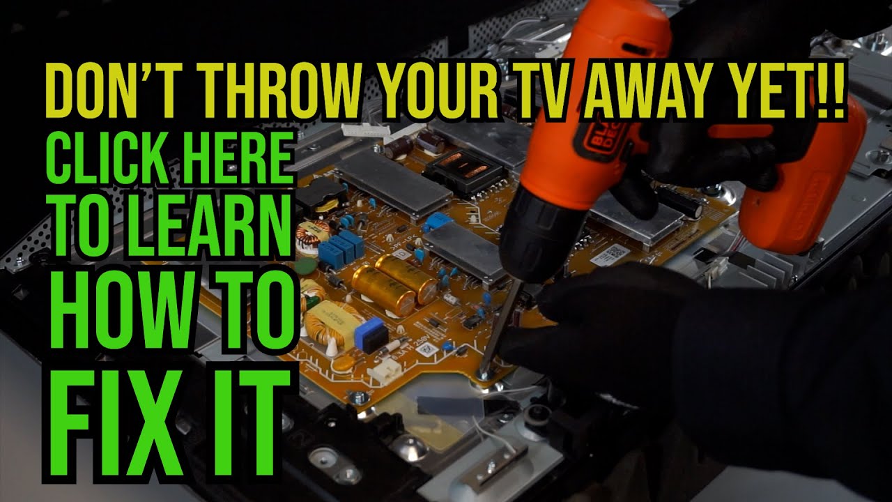 Don't throw your TV away yet.  Watch us disassemble.  (Sony XBR-55X900C)