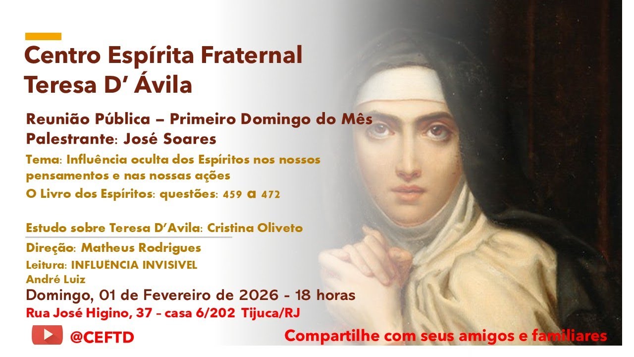 REUNIÃO PUBLICA DE DOMINGO FEVEREIRO - 2026
