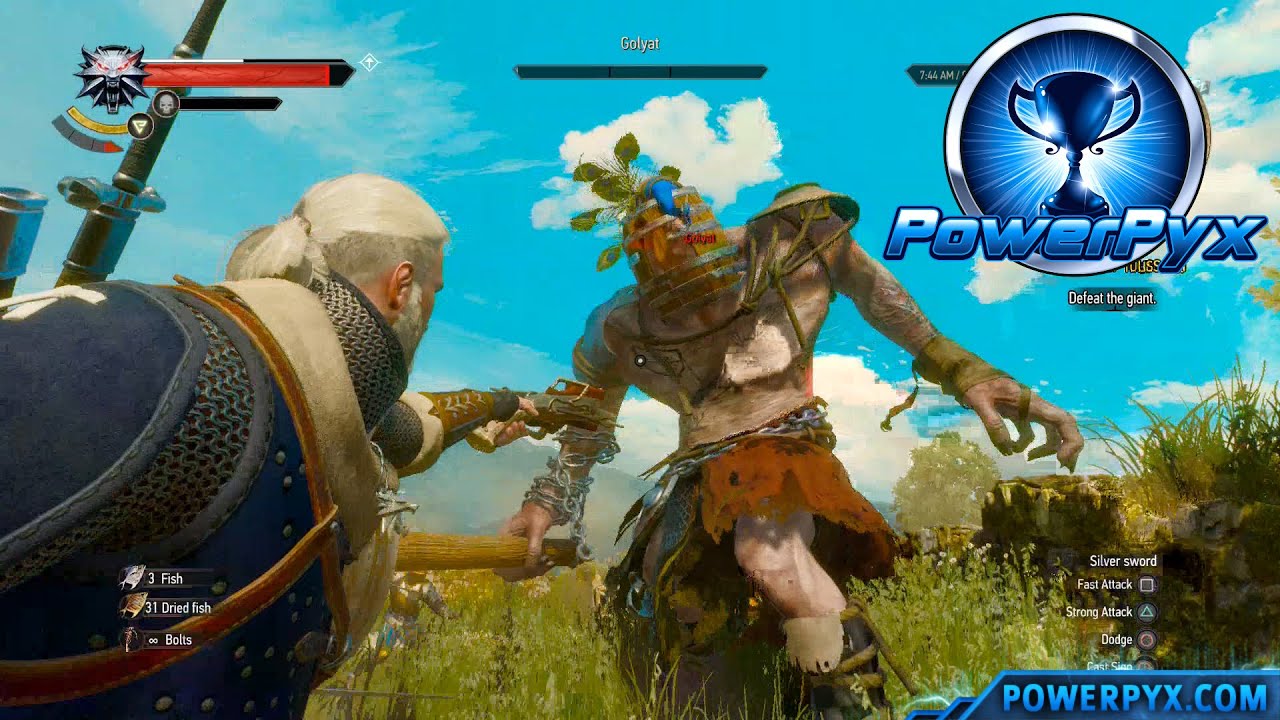 The Witcher 3 Blood and Wine DLC &mdash; Трофей Давида и Голиафа / Руководство по достижениям