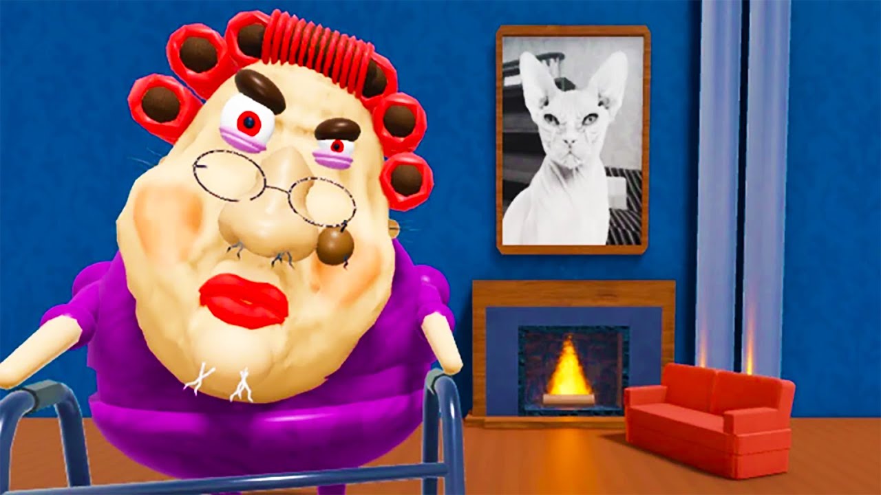 ESCAPE EVIL GRANDMA! FIRST PERSON OBBY - Full Playthrough ∣ NO Commentary #robloxgames