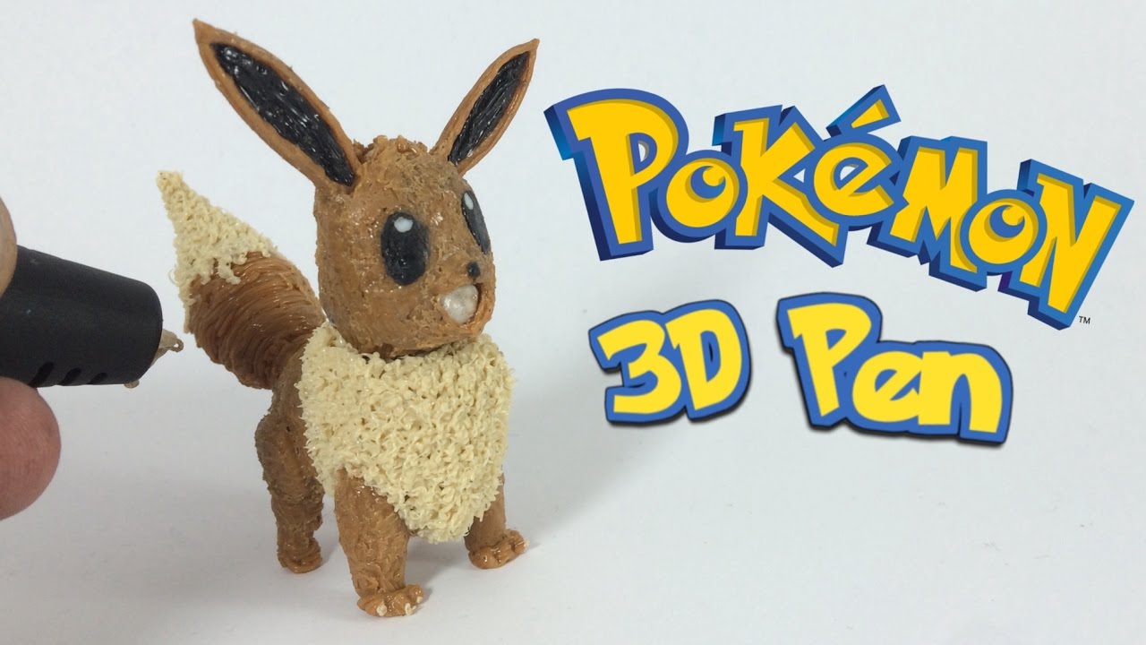 Making Eevee with 3D Pen | 3D Pen Pokemon | 3D Pen Creations