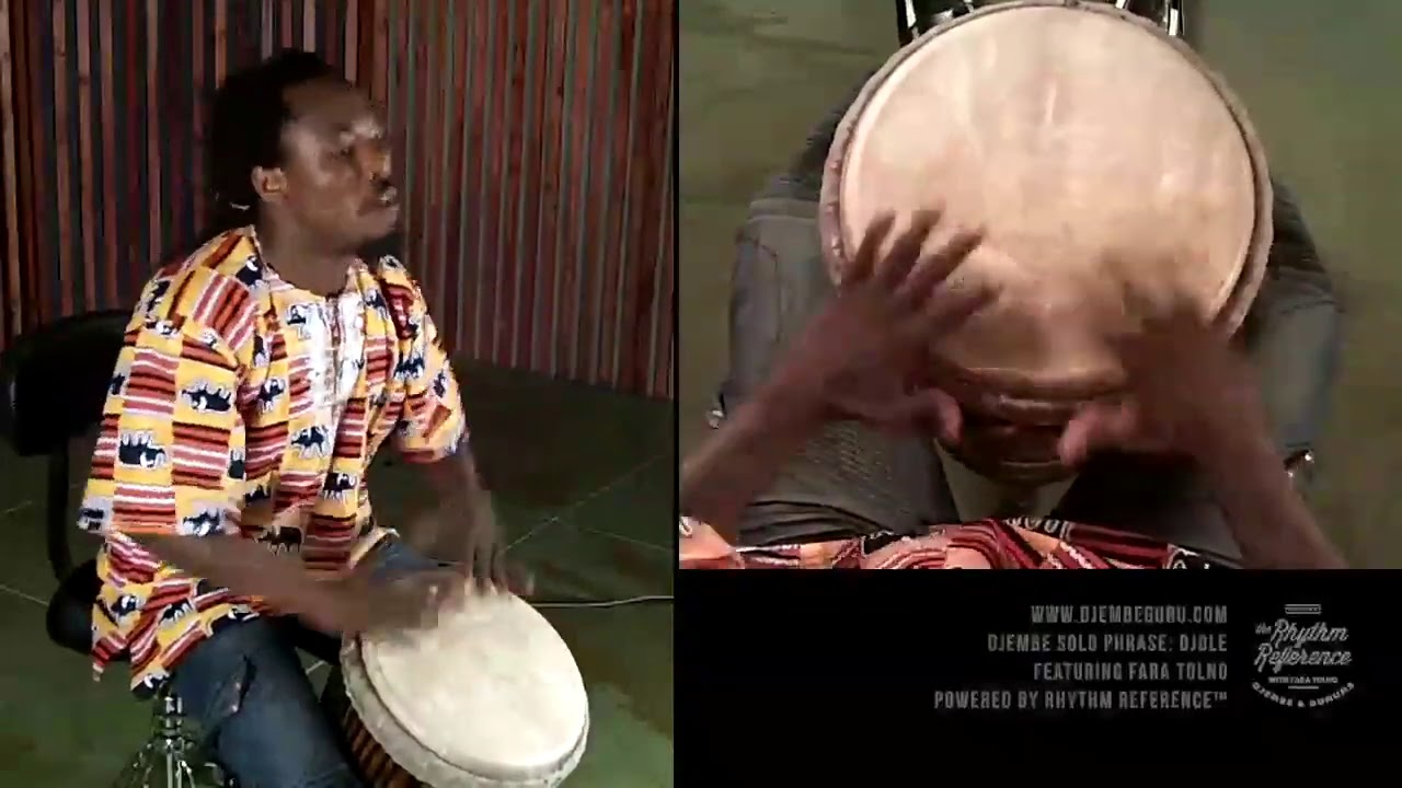 Djole solo Phrases, level 3