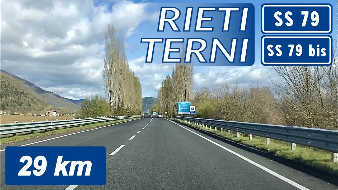 Superstrada RIETI - TERNI | SS79 e SS79 bis Ternana | Percorso completo