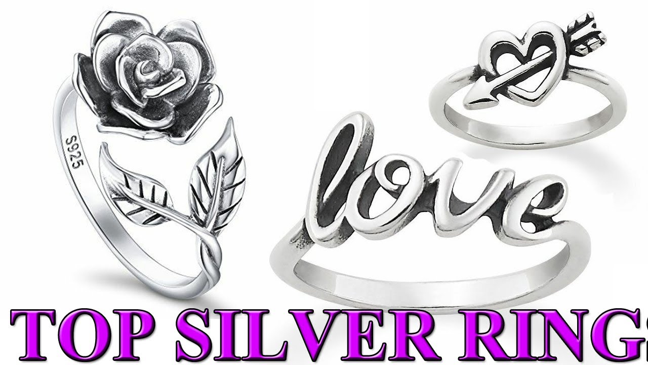LATEST & BEST SILVER RING DESIGNS FOR GIRLS 2020