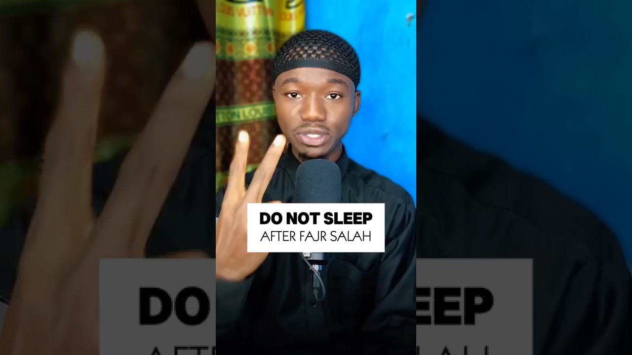 Don't sleep after Fajr #dua #islamicprayer #reminder