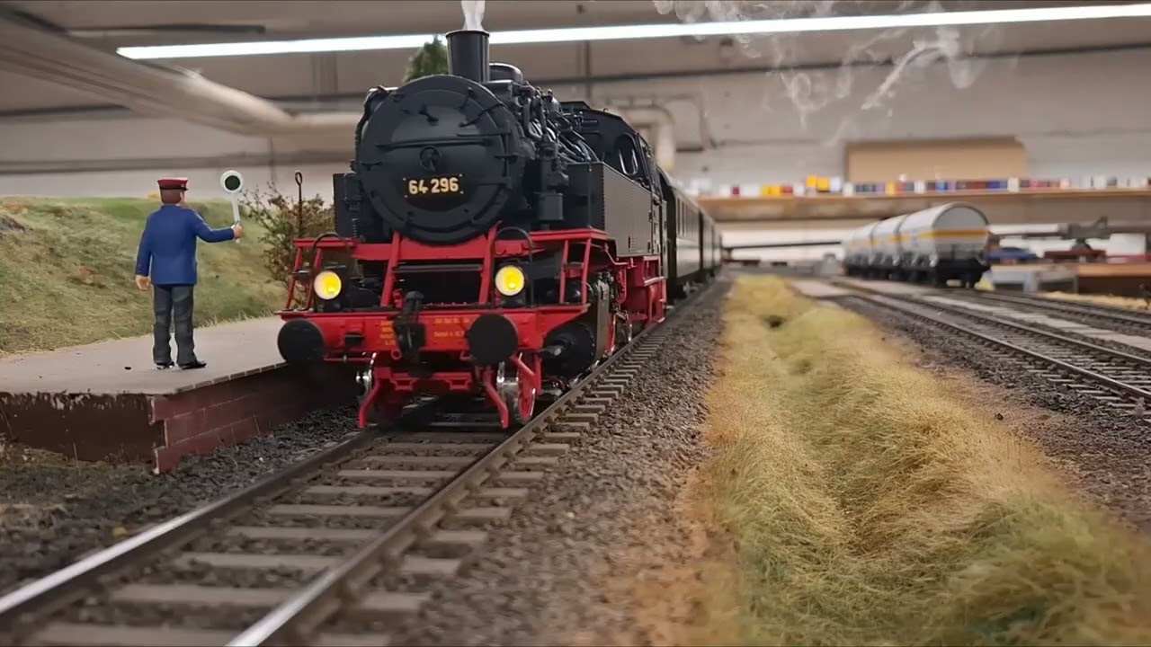 Spur 1 BR64 mit Donnerbüchsen