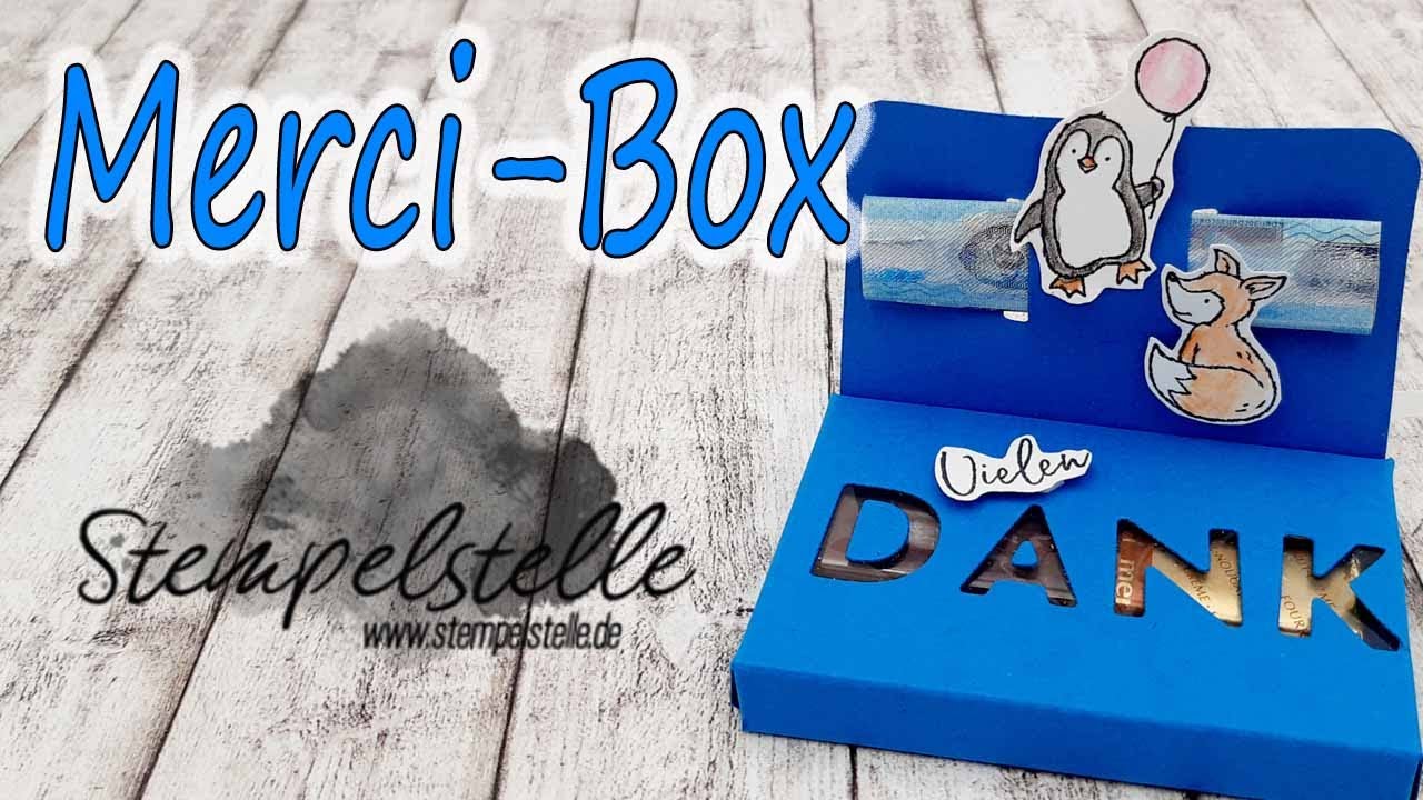 Merci Box mit Geldgeschenk #stampinup