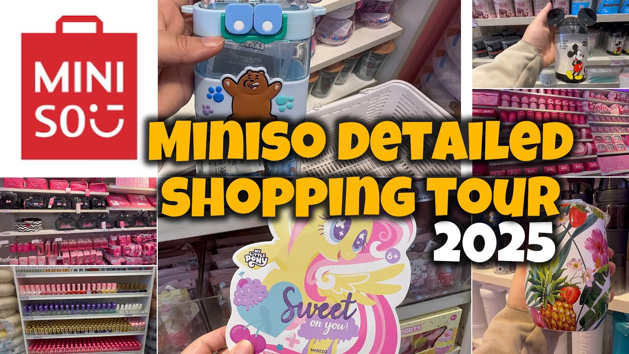 I spend three hours here! MINISO PAKISTAN huge outlet in dolmen mall Lahore,cosmetics,bags,bottles,😳