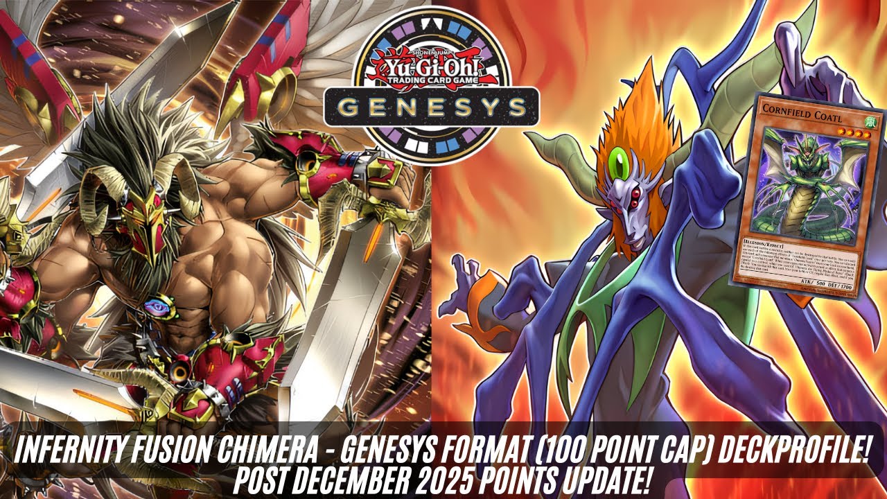 In-Depth Genesys (100 Point Cap) Charity Event 4th Place INFERNITY FUSION CHIMERA Deck Profile! 