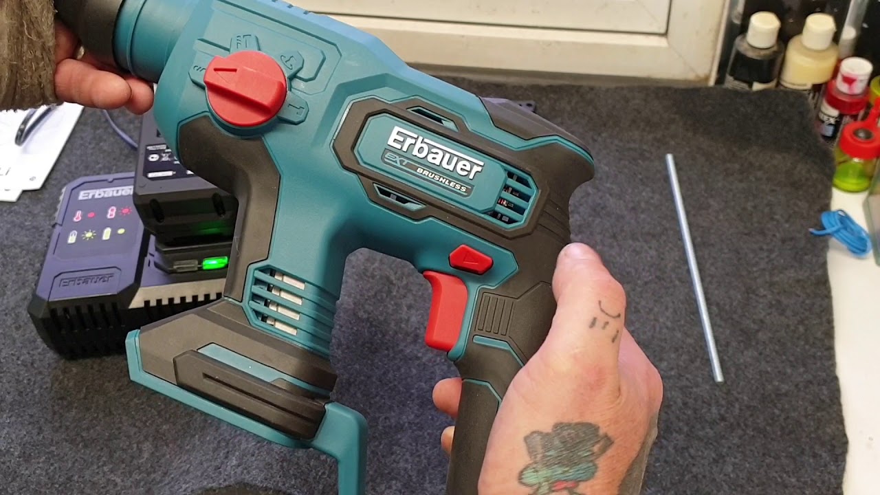 ERBAUER EXT 18v CORDLESS SDS DRILL