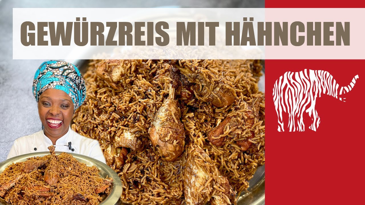 kenianischer Gewürzreis mit Freilandhähnchen - Pilau Kuku