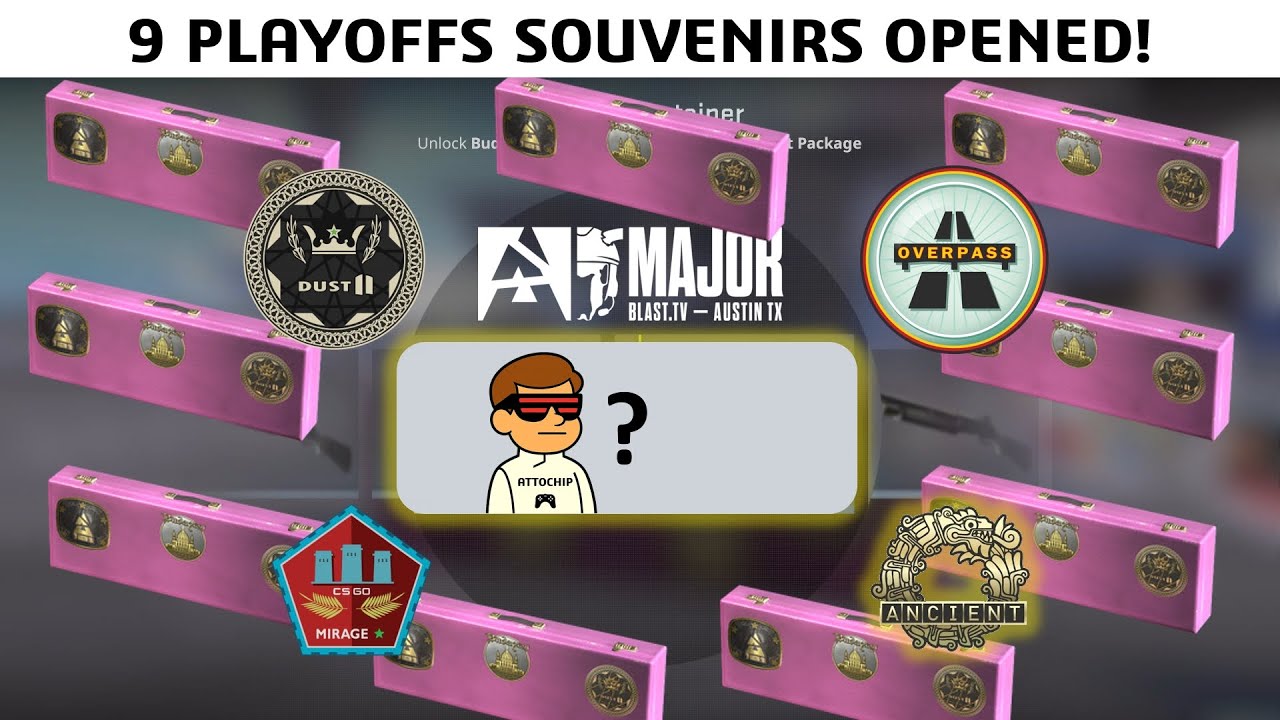 I OPENED 9 PLAYOFF SOUVENIRS FROM THE CS2 BUDAPEST MAJOR 🎁😬