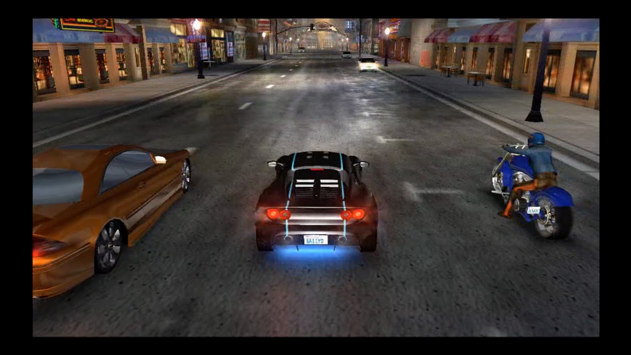 Midnight Club 3: DUB Edition Remix (PS2) - #4 casual race using the Tron Legacy car