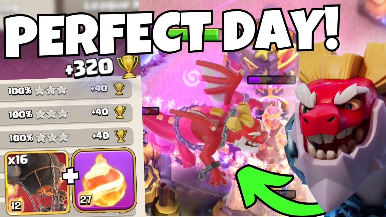 EASY PERFECT DAY With Dragon Duke + Fireball Rocket Balloons!