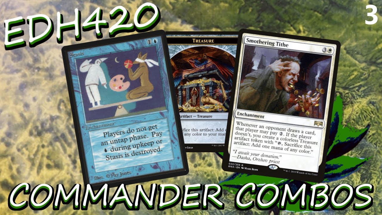 Commander Combos Ep 3 Stasis & Smothering Tithe magic cedh edh commander