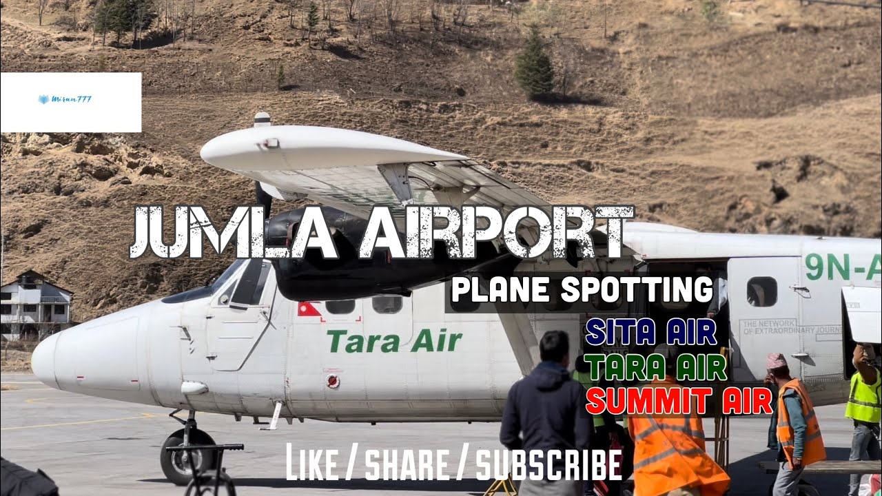 Jumla Airport|Planes spotting |Takeoff |Sita Air\Tara Air \ Summit Air