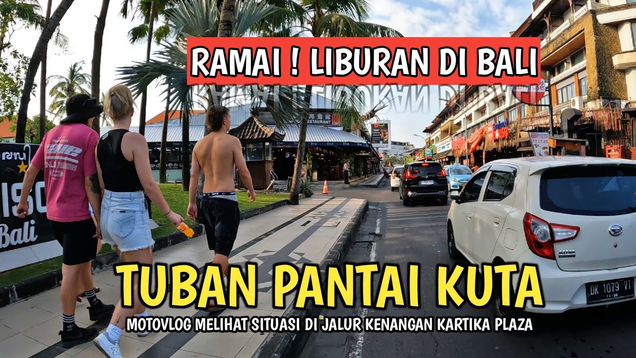 NAIK MOTOR MENUJU PANTAI KUTA | MOTOVLOG BALI