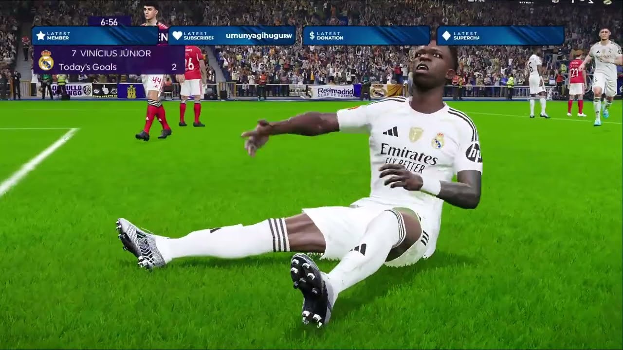 🔴 REAL MADRID VS BENFICA EN VIVO 🏆 CHAMPIONS LEAGUE - 16AVOS DE FINAL - VINICIUS TITULAR ✅ PES