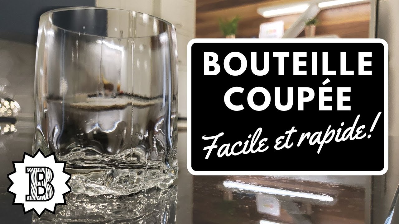 Comment couper et polir facilement une bouteille de verre !!