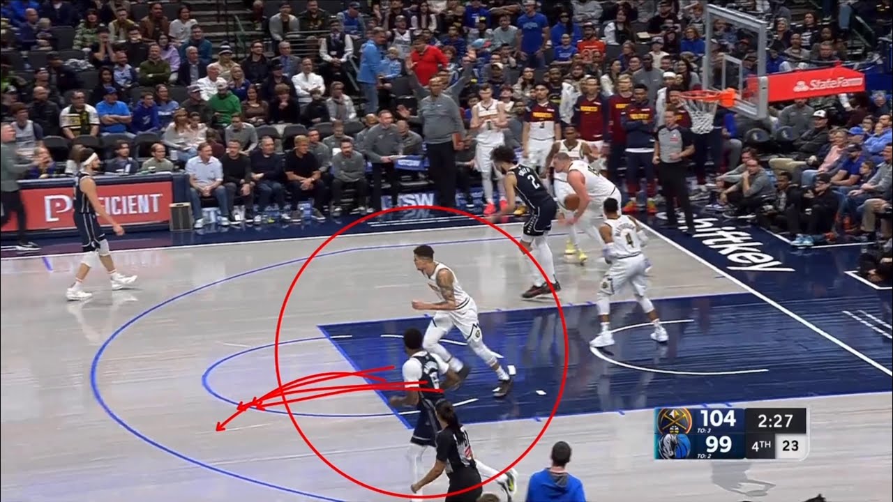 The DALLAS MAVERICKS coaching staff should be working at bed bath and beyond vs. NUGGETS