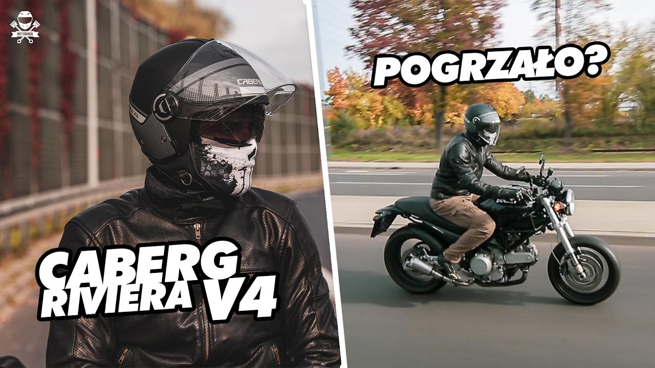 Caberg Riviera V4 - Kask otwarty to nie grzech?! Z uśmiechem na drodze.
