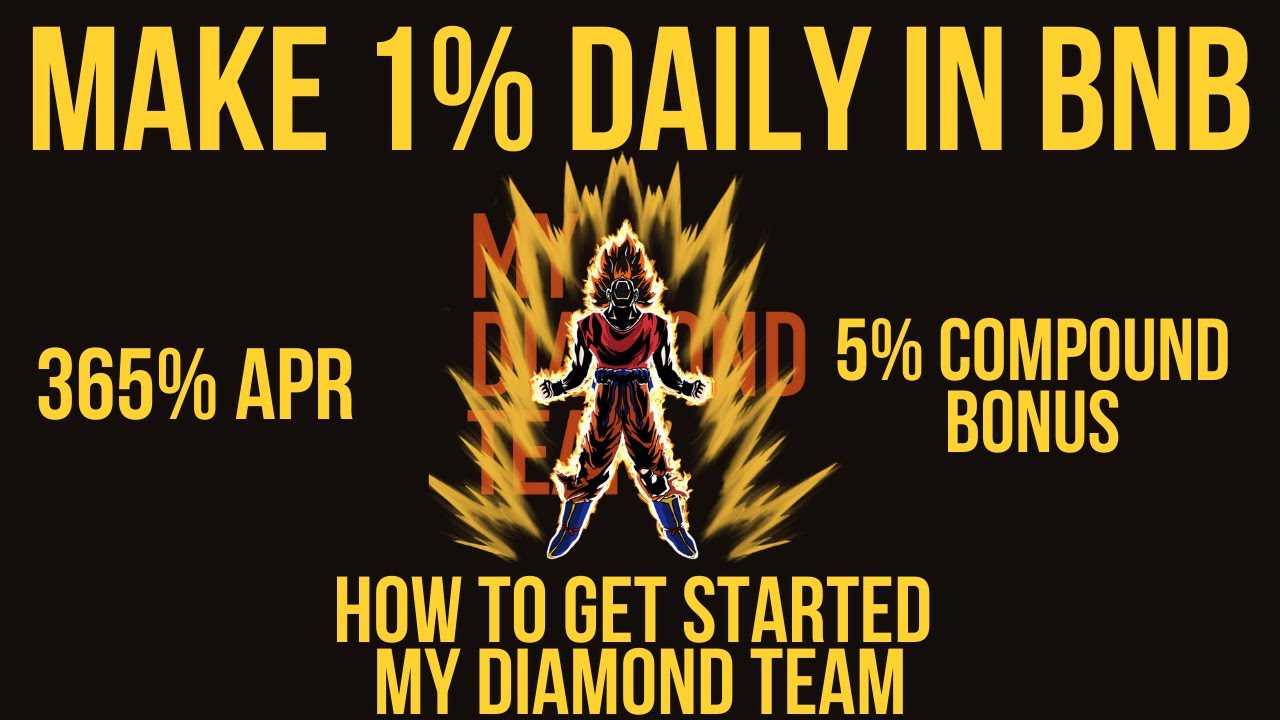 👉My Diamond Team V2 Review💎1% Daily ROI In BNB | 💰Crypto Passive Income