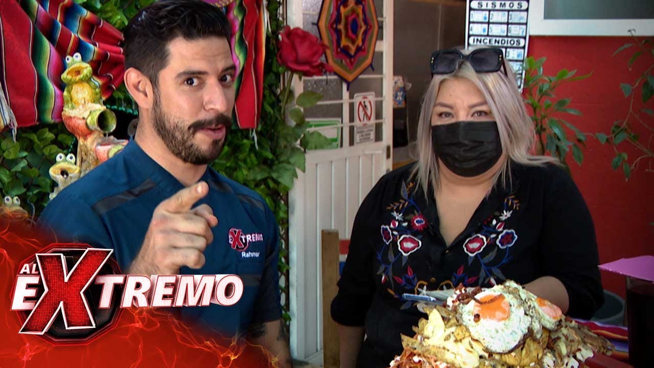 &iexcl;Rahmar Villegas nos mostr&oacute; un extremo y delicioso reto que est&aacute; lleno de chilaquiles! |&nbsp;Al Extremo
