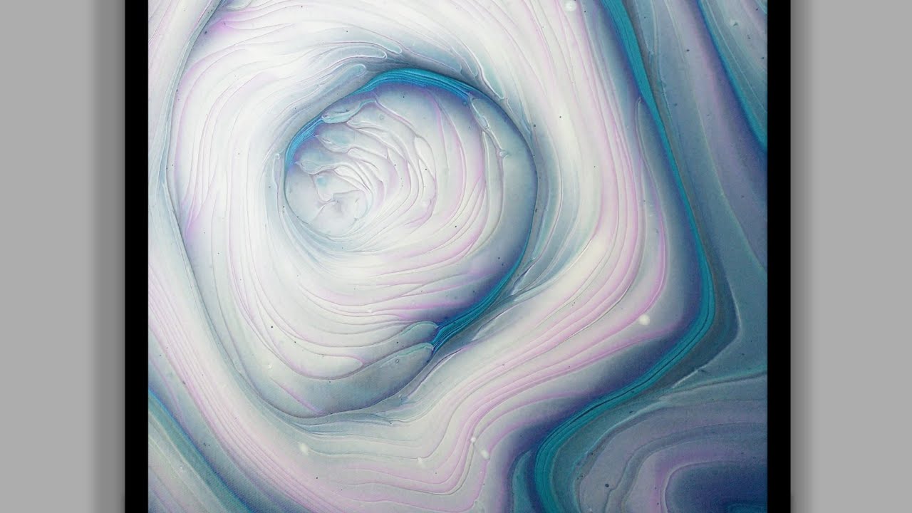 #51 Whimsical Split Cup Cloud Pour! TLP Pigments and Fluffy clouds! #tlp #cloudpour #splitcup