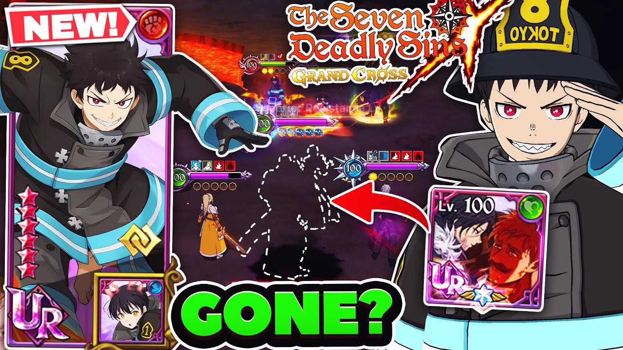 NEW FIRE FORCE SHINRA IS TOP TIER BROKEN! Insane Control & DPS! | 7DS: Grand Cross