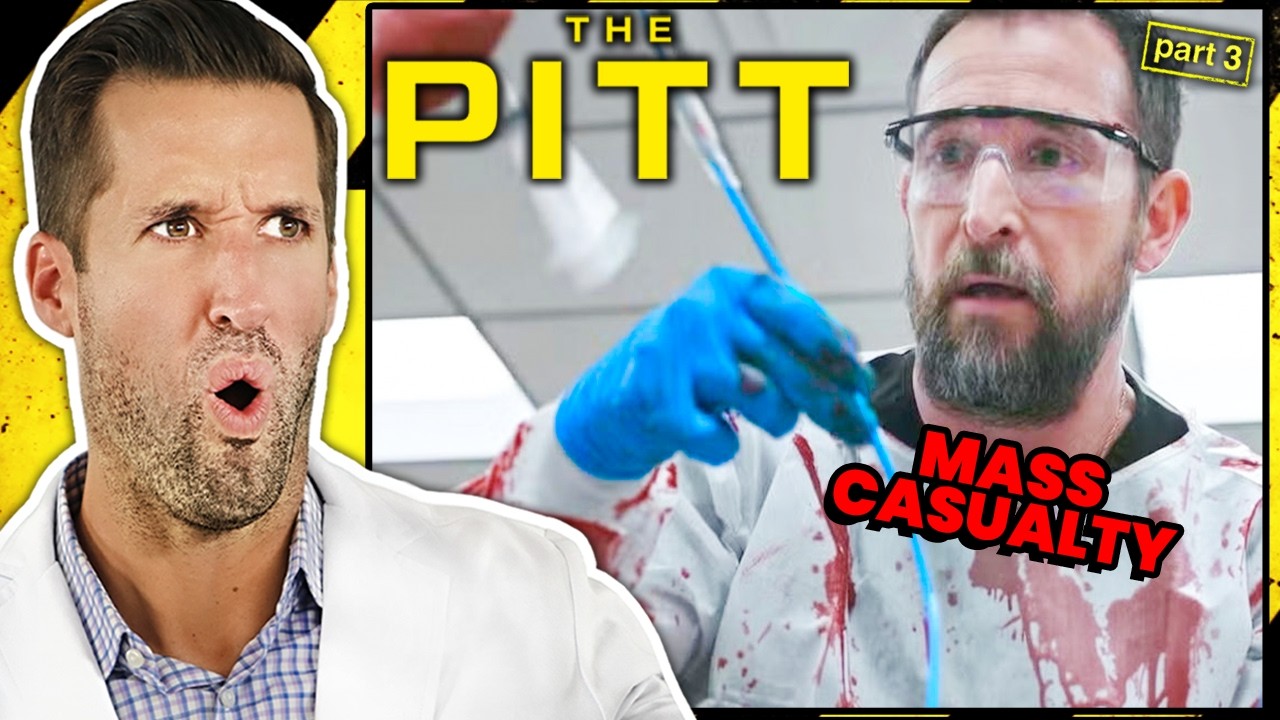 ВРАЧ смотрит самое реалистичное медицинское телешоу #3 | The Pitt