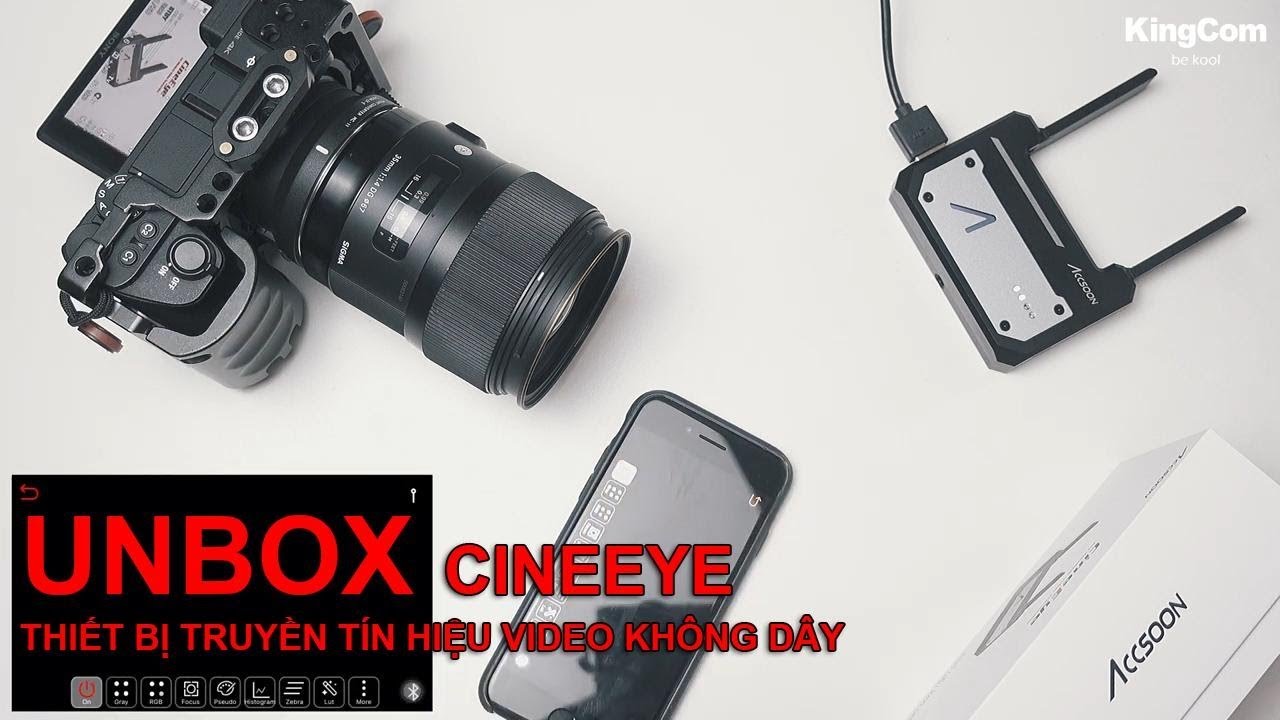 Accsoon CineEye - 5G Wireless Video Transmitter✅Truyền H&igrave;nh Ảnh Kh&ocirc;ng D&acirc;y Nhỏ Gọn Nhất