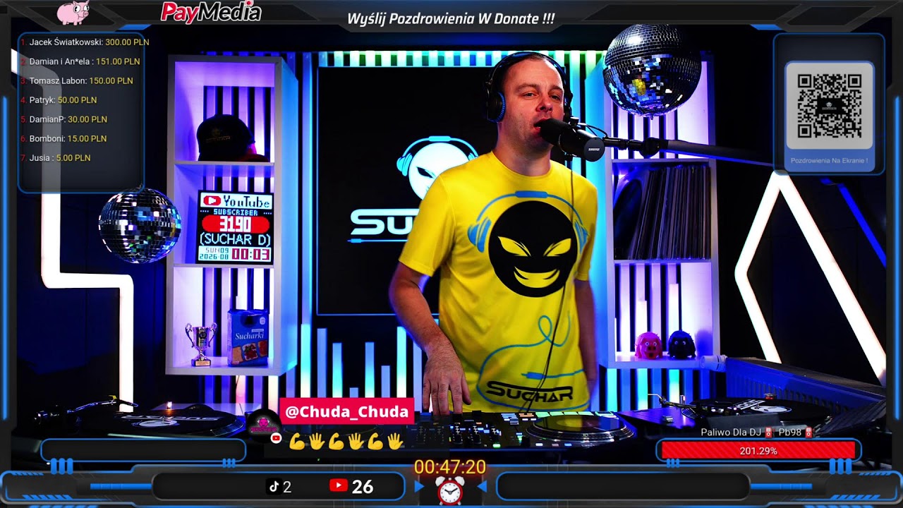 Dj SUCHAR - Music Live Vol.143 Live Mix 08.08.2026 Na Żywo @DJ_SUCHAR #dj #2026