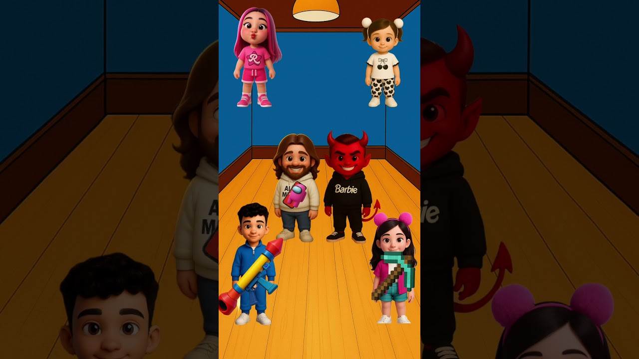 Maria Clara e JP, Maria Alice e EmilyVick com Jesus e o mal!! 💡😇 #biblequiz #roblox #jesus #god
