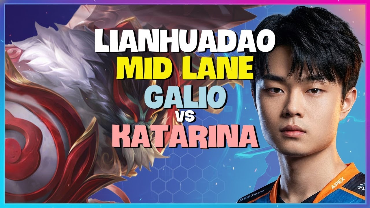LianHuaDao's Grandmaster Galio Roaming Masterclass Unstoppable Mid Lane Engsub