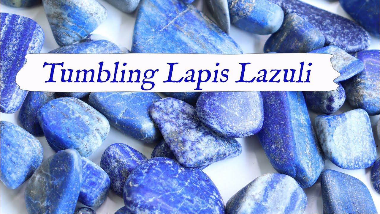 💎 Rock Tumbling LAPIS LAZULI💎 From Start to Finish! | Rotary Rock Tumbling Tips & Techniques