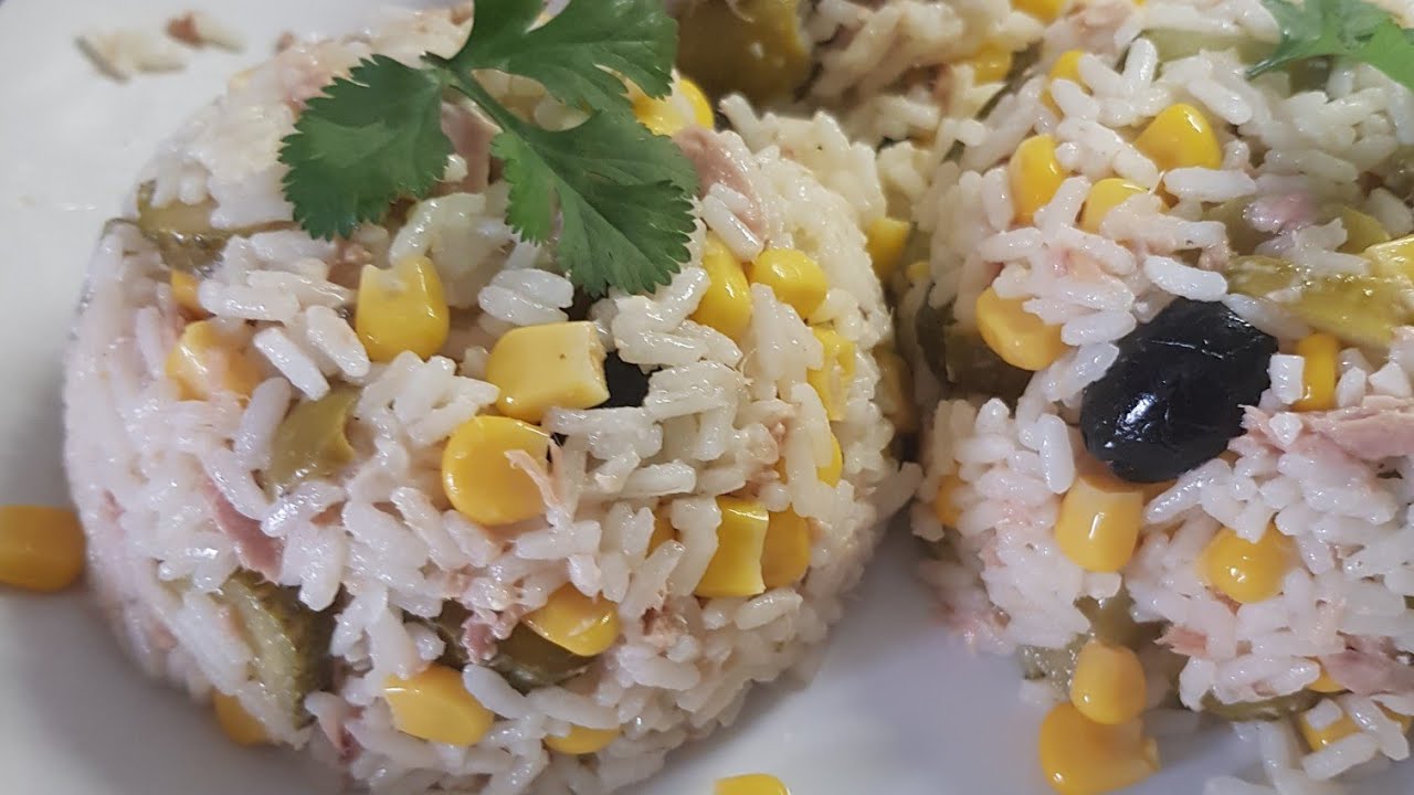 Rijstsalade