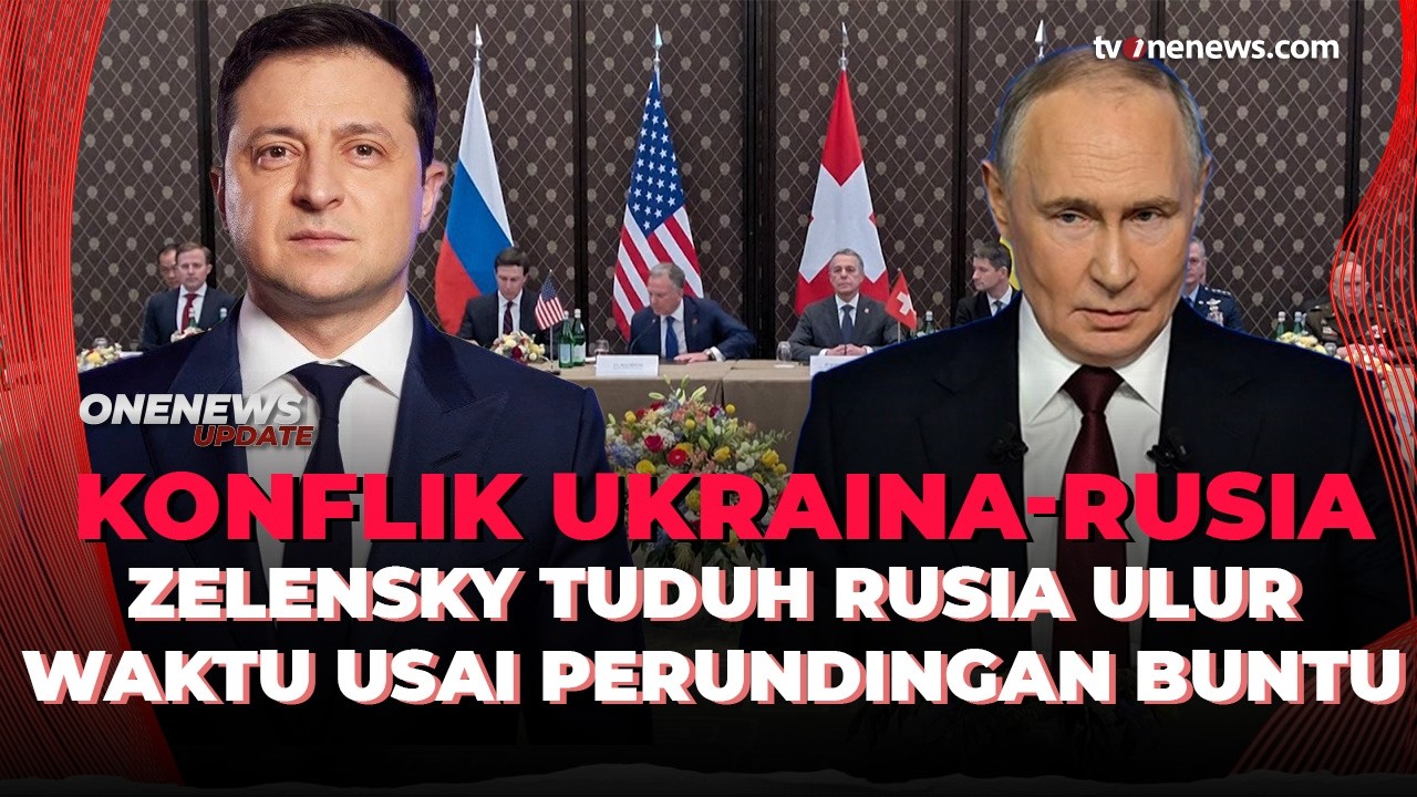 Perundingan Damai Berakhir Buntu, Zelensky Tuduh Rusia Ulur Waktu | OneNews Update
