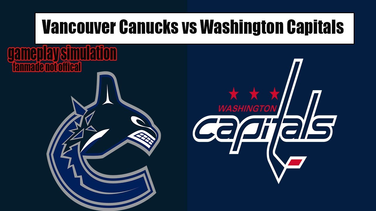 Vancouver Canucks vs Washington Capitals | NHL | Gameplay Simulation