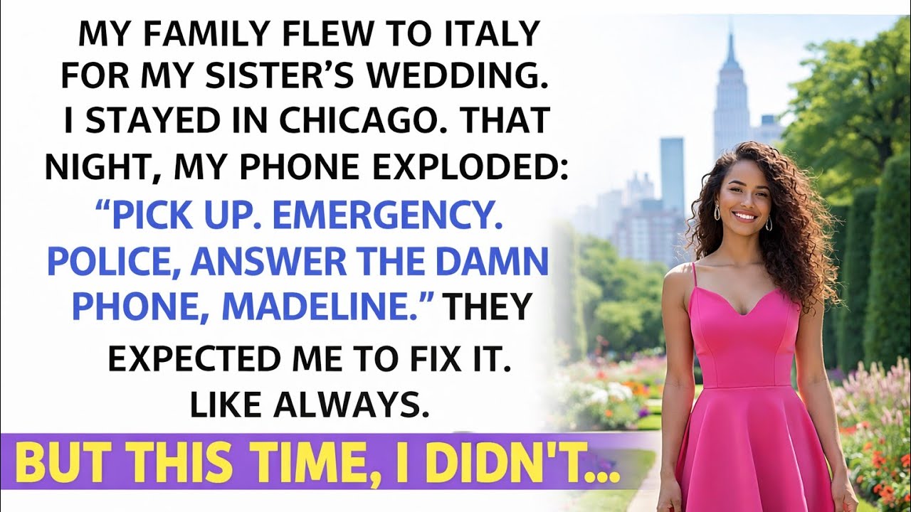 My Parents Expected Me to Rescue Them After My Sister’s Lavish Italian Wedding But One Phone